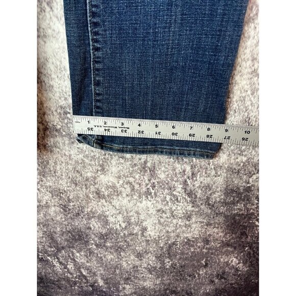 Levi's Jeans Women W28 L32 Blue 725 High Rise Bootcut Western Y2K 90s Boho Retro - Picture 9 of 15